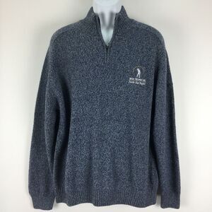 Fila Golf Sweater Jumper Size Large 80% Wool Seve Trophy 2005‎ England 1/4 Zip